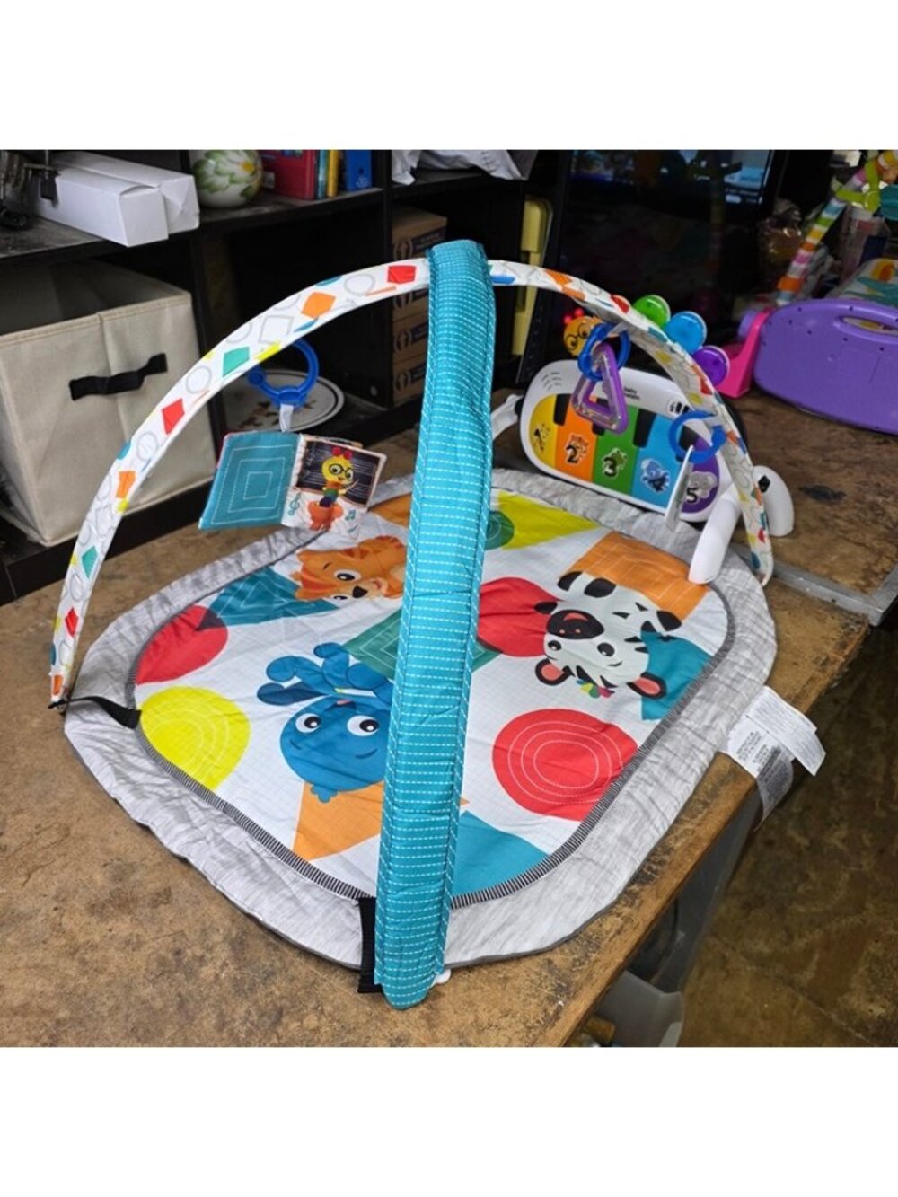 Baby Einstein 4-in-1 Kickin’ Tunes Music & Language Play Gym - Fresh Batteries I